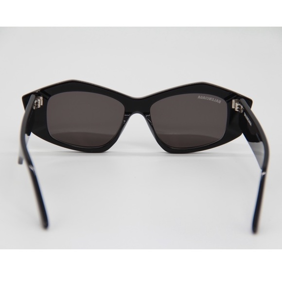 NEW BALENCIAGA SUNGLASSES BB0106S 001 EYEWEAR BALENCIAGA BB 0106S BLACK - Picture 5 of 11